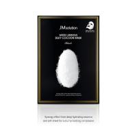 Маска для упругости кожи с протеинами шелка JMsolution Water Luminous Silky Cocoon Mask Black