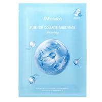 Увлажняющая маска с коллагеном для эластичности кожи JMsolution Pure Fish Collagen Blue Mask